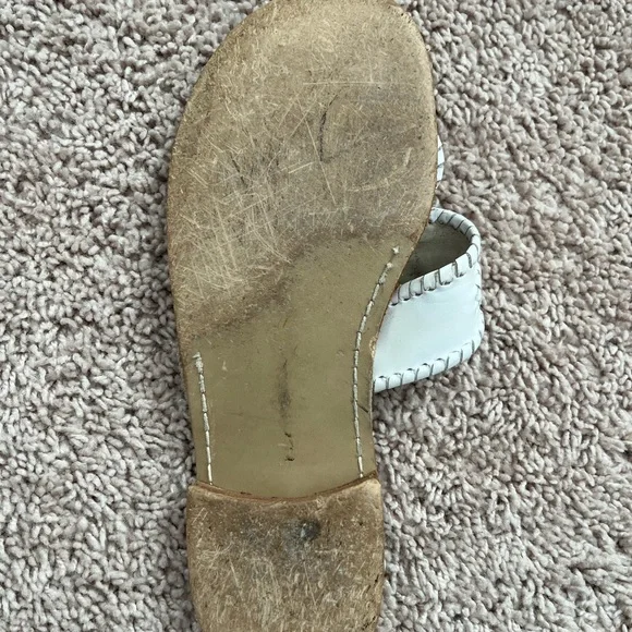 Jack Rogers White and Brown Sandals - Picture 6 of 16